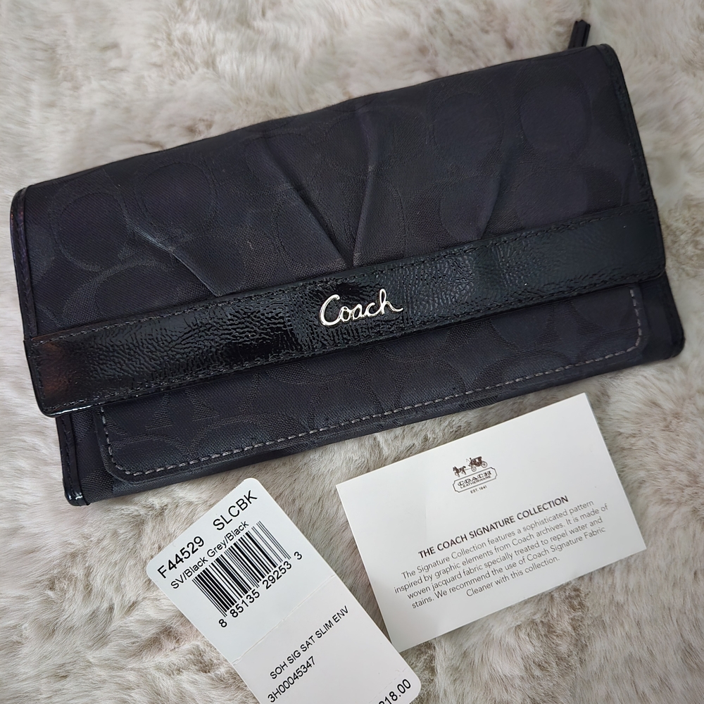 Coach Black Wallet